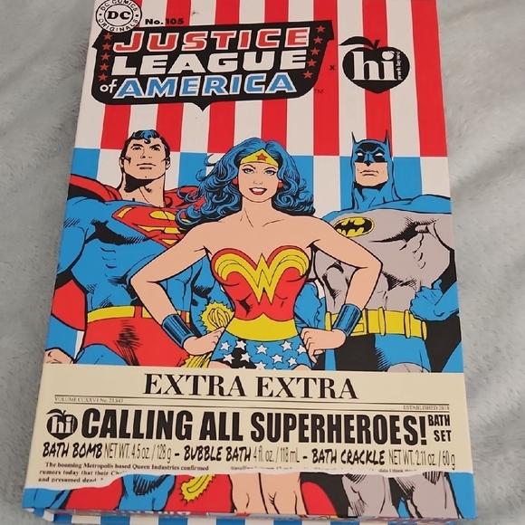Justice League of America Superhero Bath Set - Picture 1 of 4